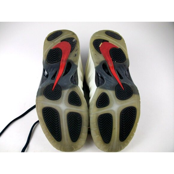 Nike Little Posite One GS Obsidian/Red/Gold Size 4Y Great Condition - Picture 10 of 10